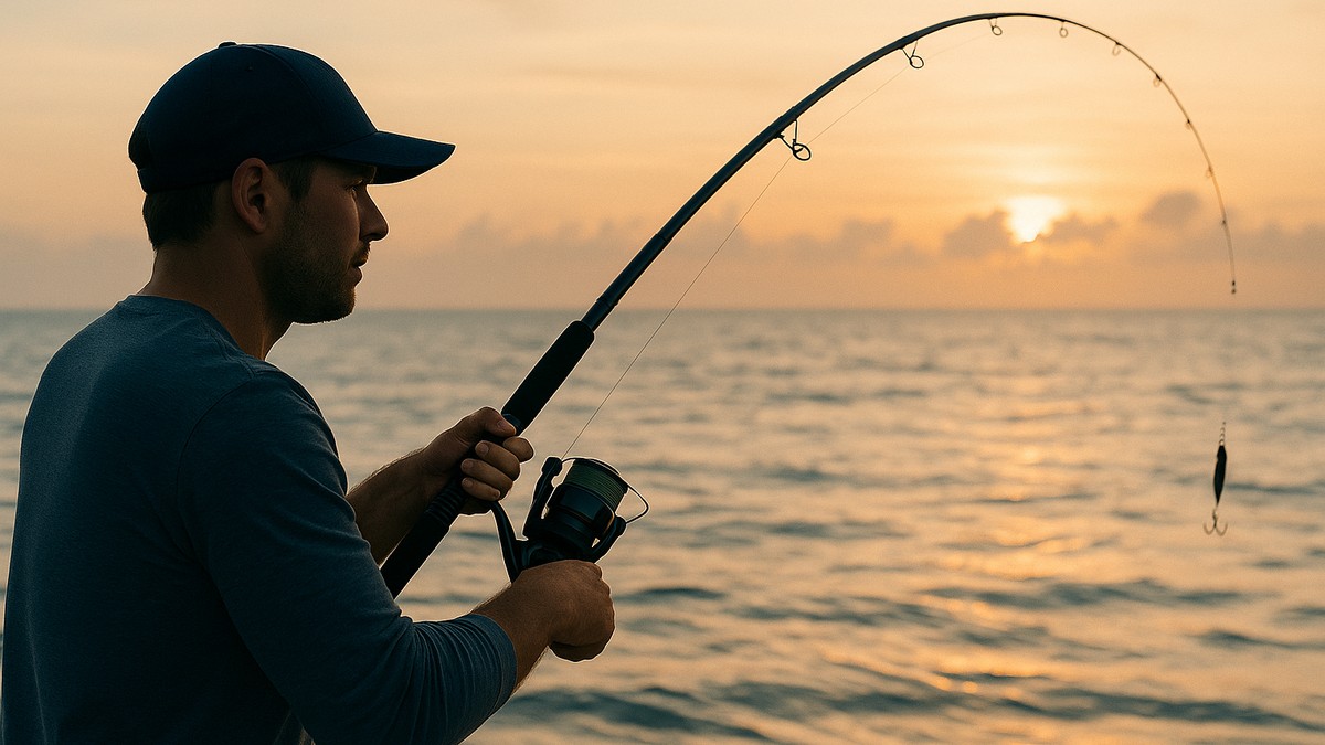 Diablo 8.3F 150 rod on calm blue water
