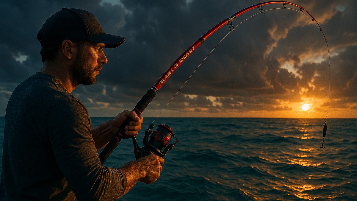 Diablo Beast 7.4F rod under heavy load